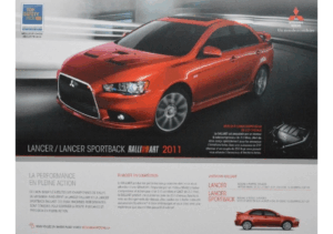 2011 Mitsubishi Lancer Ralliart CN-FR