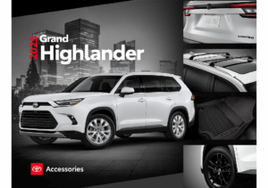 2025 Toyota Grand Highlander Accessories