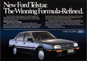 1985 Ford AS Telstar Leaflet (Aus)