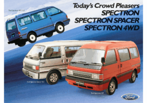 1986 Ford Spectron Vans (Aus)