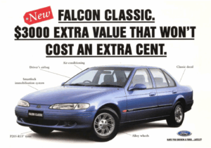 1996 Ford EF Falcon Classic Special Edition (Aus)
