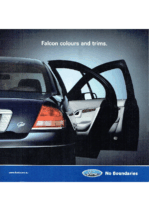 2002 Ford BA Falcon Colours & Trims (Aus)