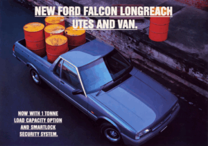 1993 Ford ED Falcon Longreach Utes and Van (Aus)