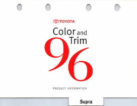 1996 Toyota Supra Color & Trim
