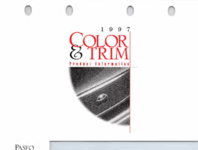 1997 Toyota Paseo Color & Trim