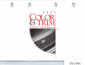 1997 Toyota Tacoma Color & Trim