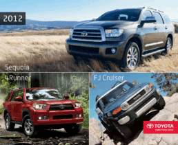 2012 Toyota SUVs CAN
