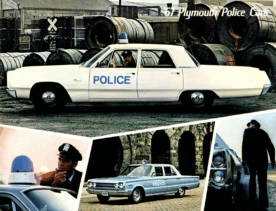 1967 Plymouth Police Cars