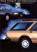 1985 Ford XF Falcon GL Wagons Foldout (Aus)
