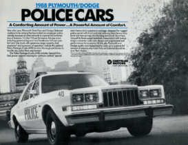1988 Dodge & Plymouth Police Cars