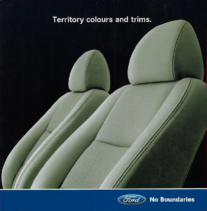 2004 Ford SX Territory Colours & Trims (Aus)