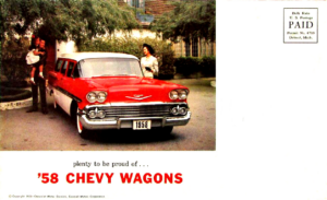 1958 Chevrolet Wagons Mailer